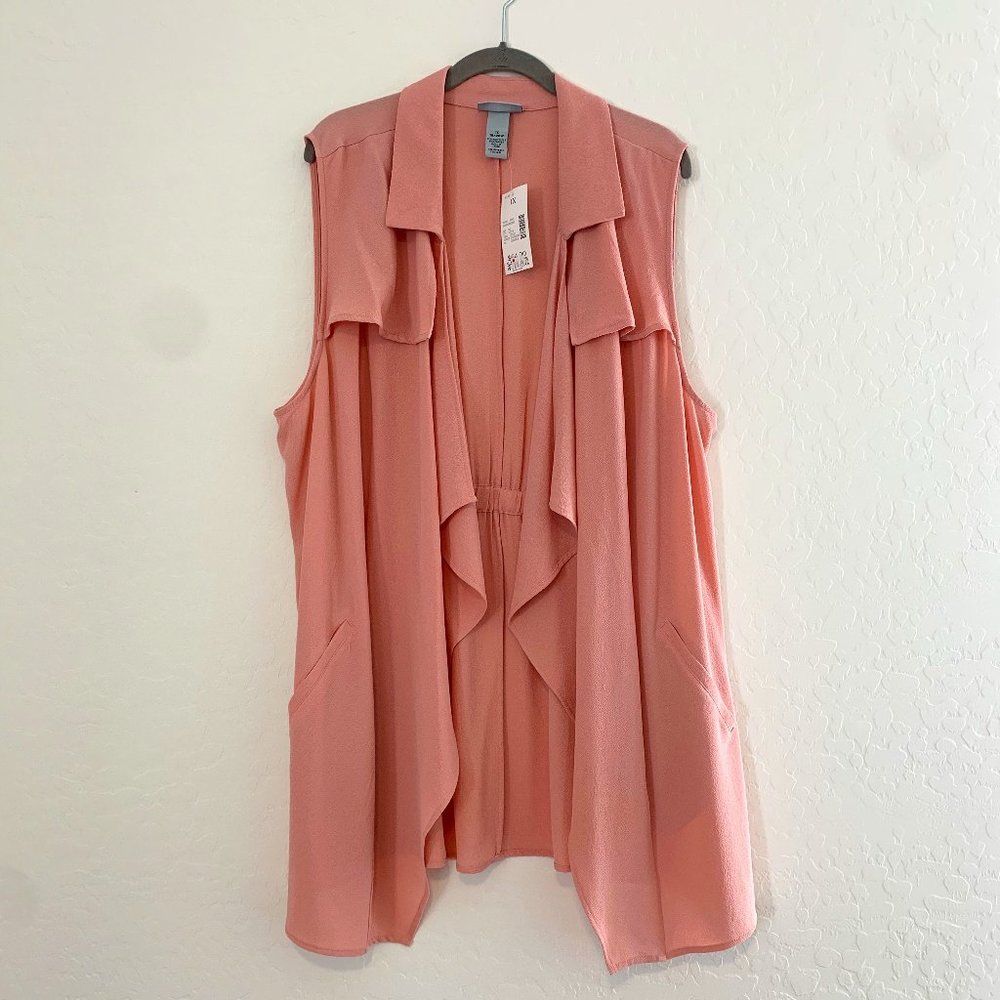 NWT Catherines Light Pink Vest
